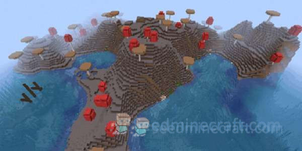 Mushroom Island Seeds for Minecraft Java Edition 2