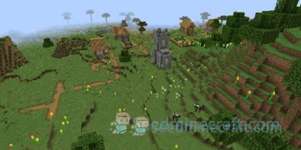 Sunflower Plains Seeds for Minecraft Java Edition