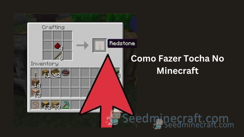 como fazer tocha no minecraft