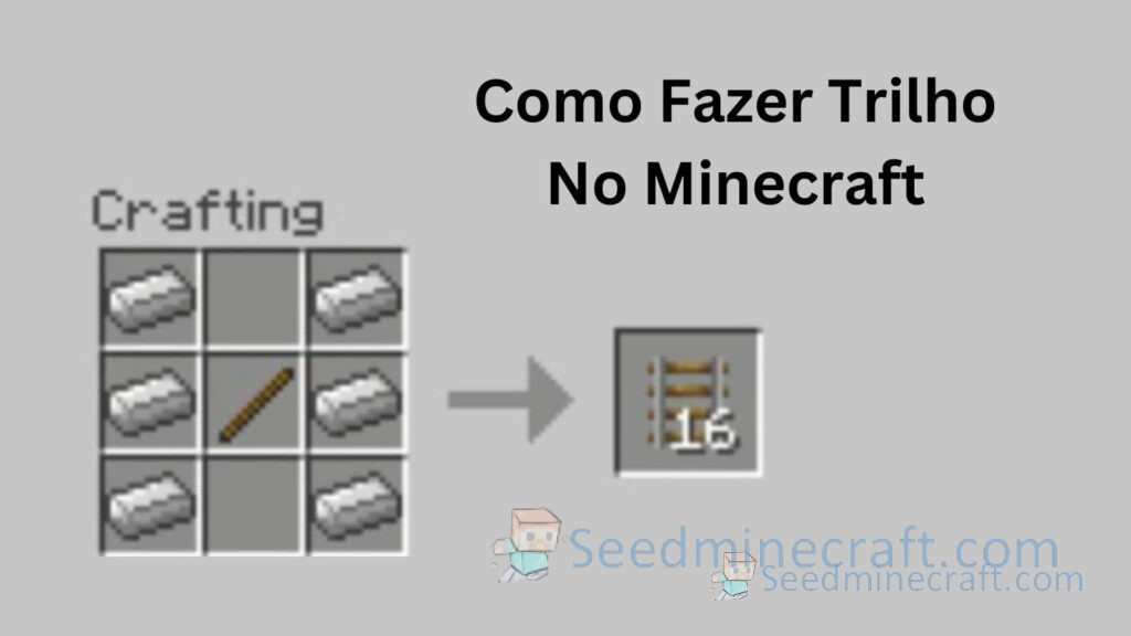 Como Fazer Trilho No Minecraft