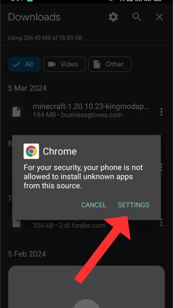 Download Minecraft APK Steps