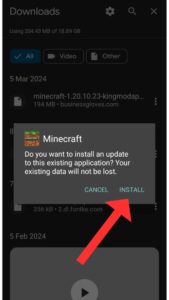 Download Minecraft APK Step 4