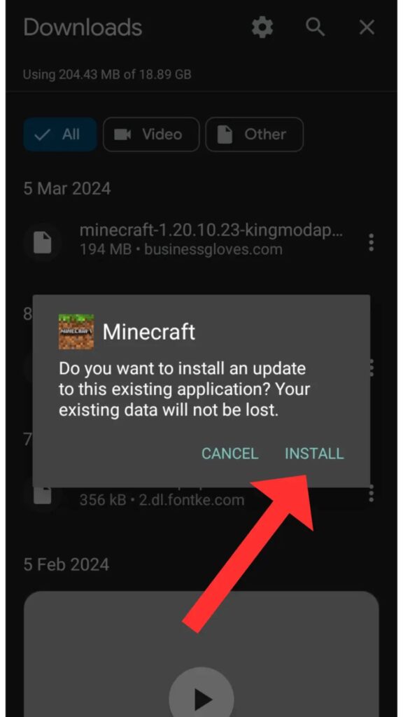 Download Minecraft APK Steps