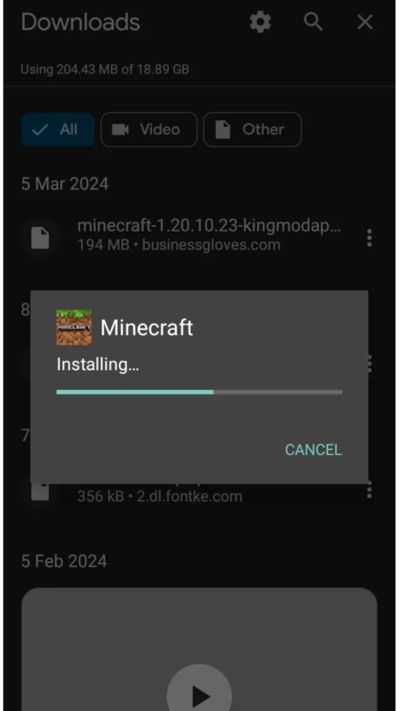 Download Minecraft APK Steps